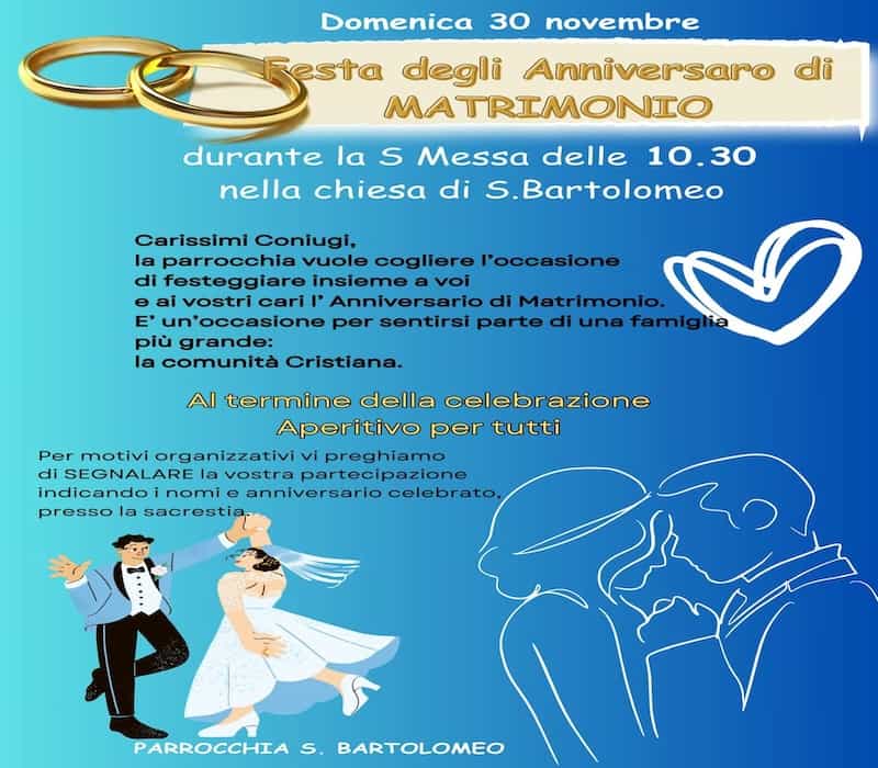 Festa anniversari matrimonio